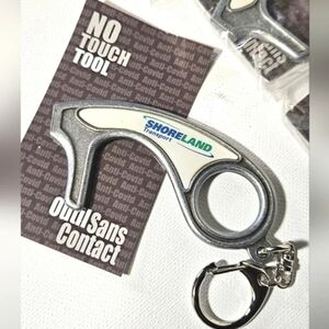 Anti-covid NO Touch Tool Keychain Germaphobic